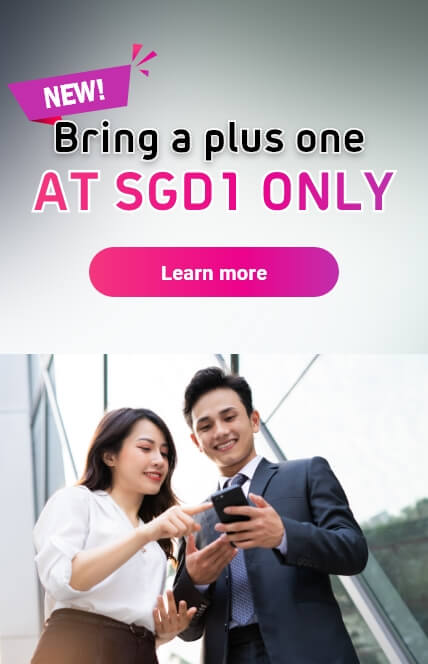 Add SGD1 only for your plus one